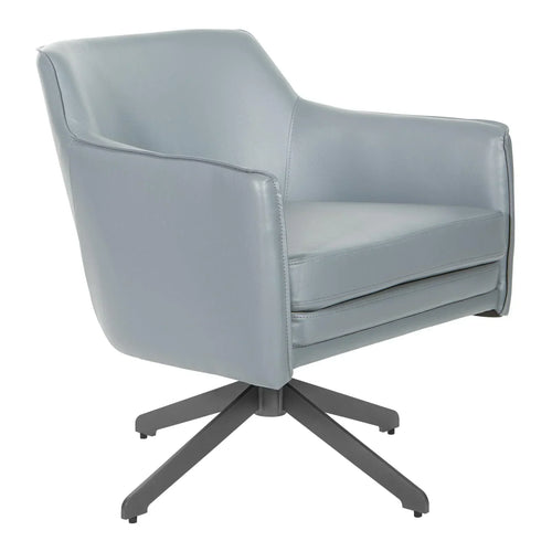 FLH5974BK - Modern Swivel Guest Lounge Chair with Black Base by OSP