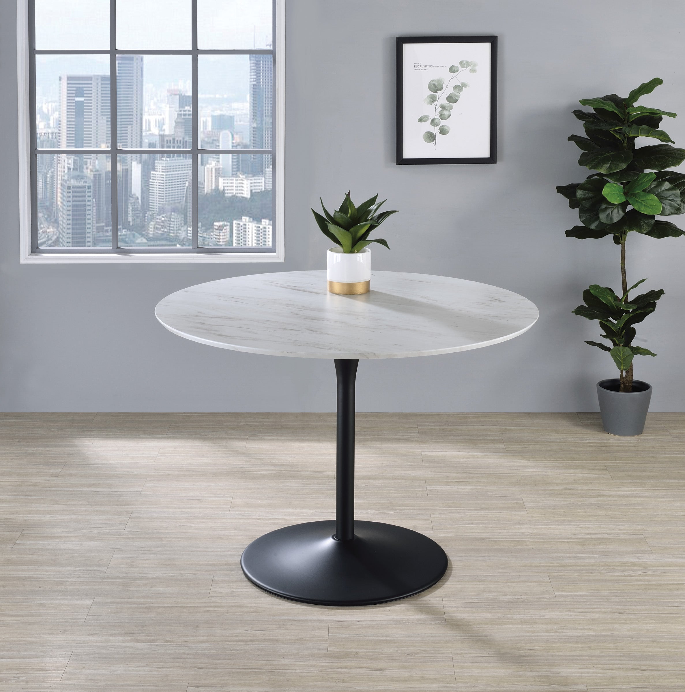 FLWT433 - Round Flower Table by Office Star