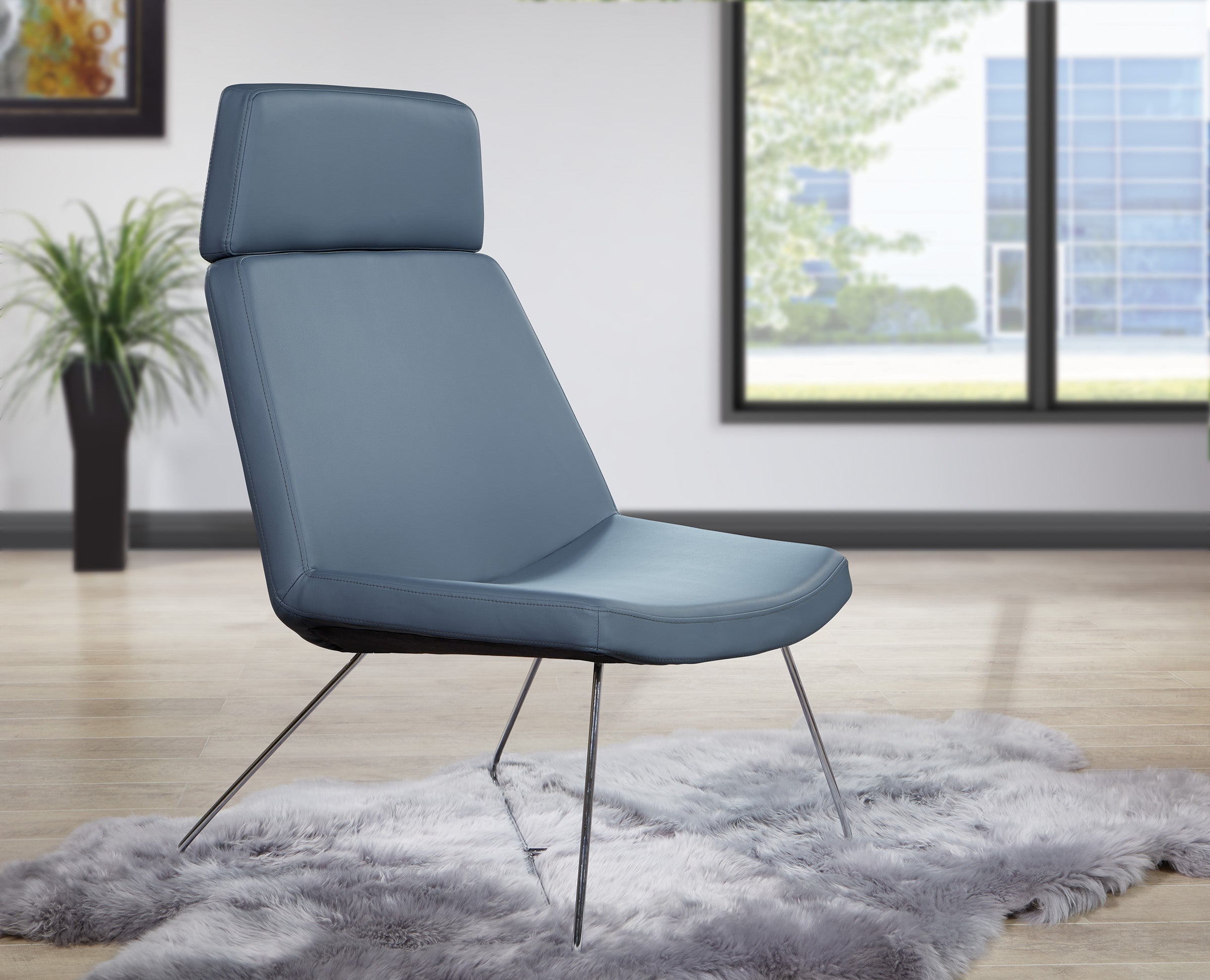 GNA50400 - Modern Oversized Geena Guest Lounge Chair by OSP