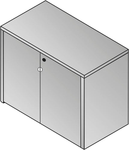 KEN-13 - Kenwood 2 Door Storage Cabinet by Office Star