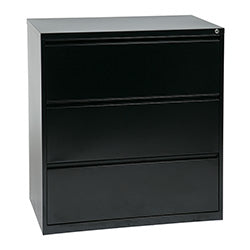 LF336 - 3 Drawer Lateral File w/Core-Removeable Lock & Adjustable Glides