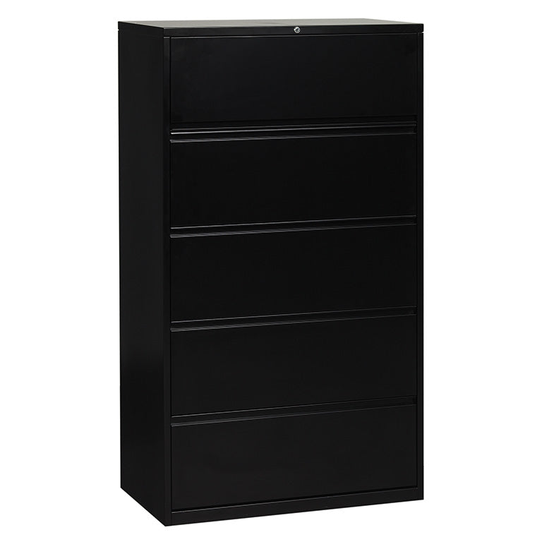 LF536 - 5 Drawer Lateral File w/Core-Removeable Lock & Adjustable Glides
