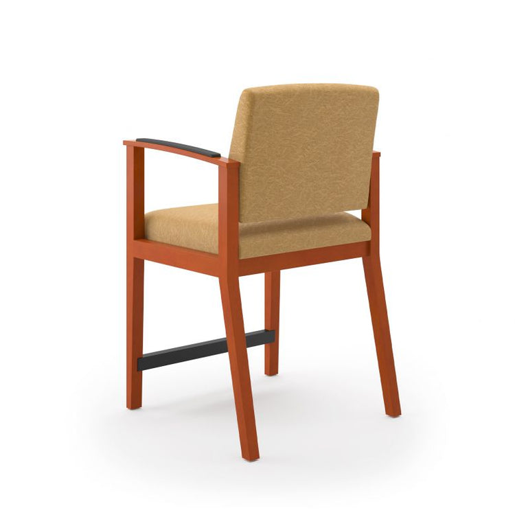 Lesro Amherst Wood Collection Oversize Hip Chair AW1261