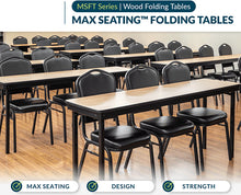 Load image into Gallery viewer, MSFTBPTM Max Seating Folding Tables Particle Board Core/T- Mold Edge by NPS
