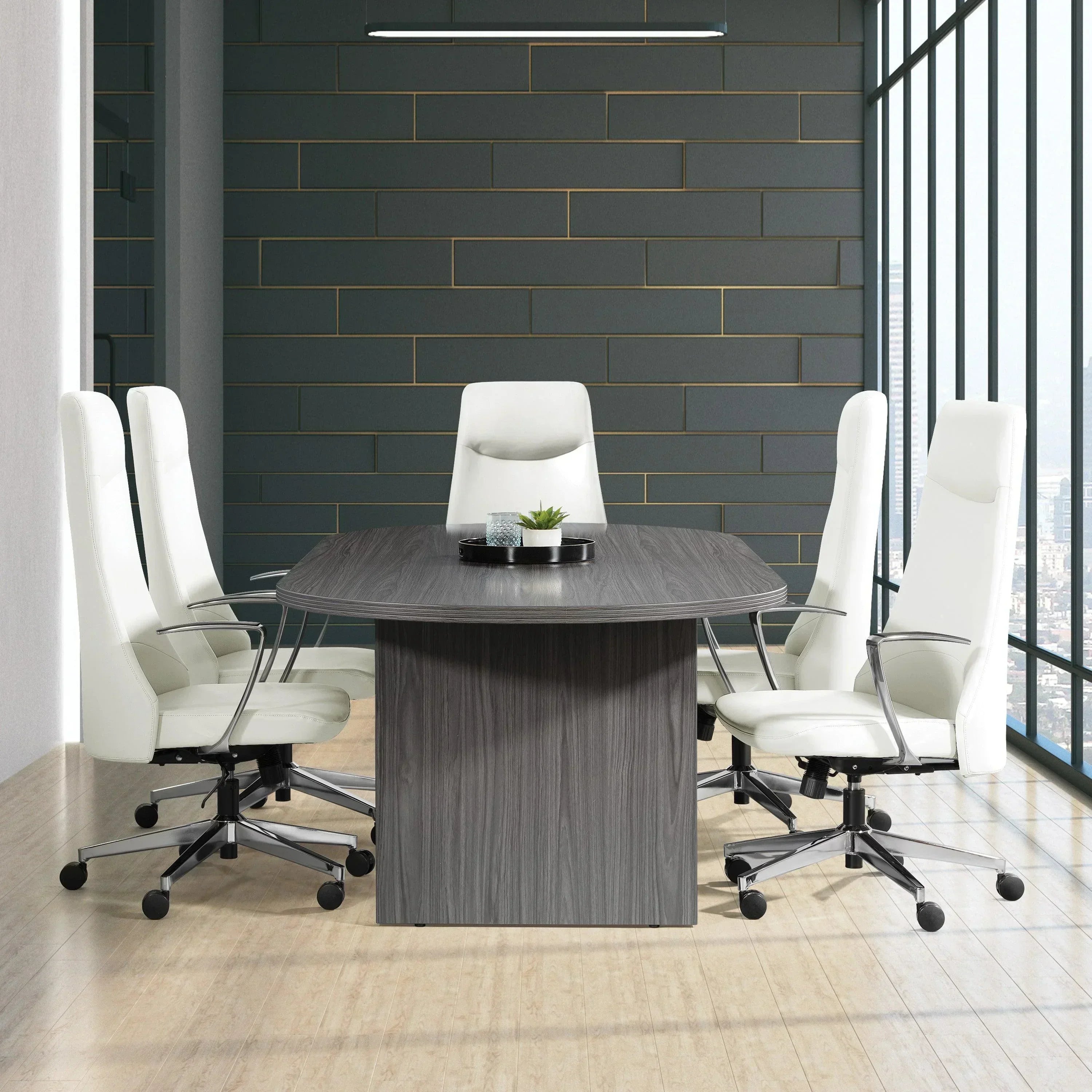 Office Table Raceway Office Star Napa 8 Foot Race Track Conference Table | Office Tables