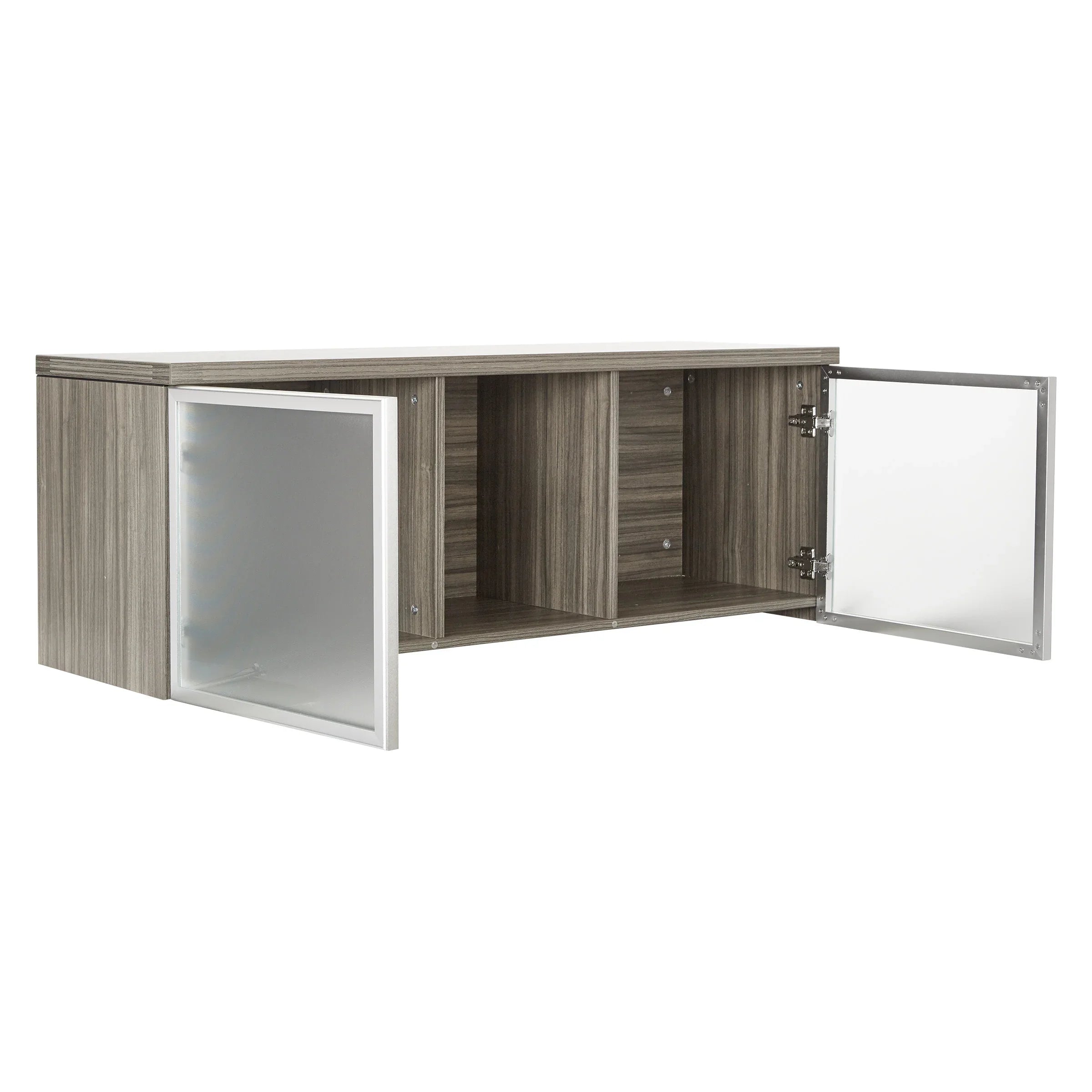 NAP-WM48H - Napa Series 48" Wall Mount Hutch with Glass Doors by OSP