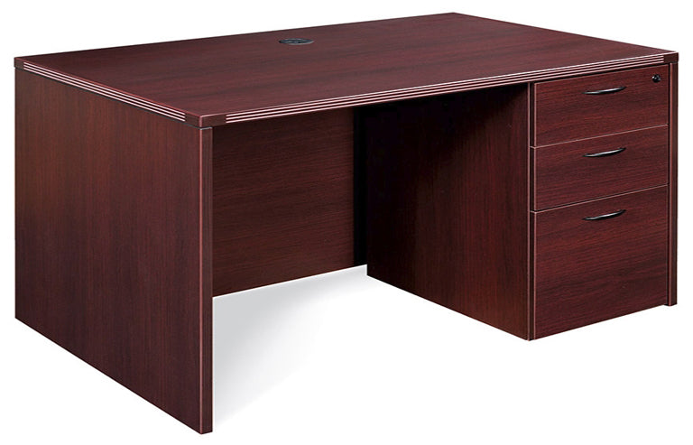 NAPTYP6 - Napa Single Pedestal Desk/Credenza by OSP