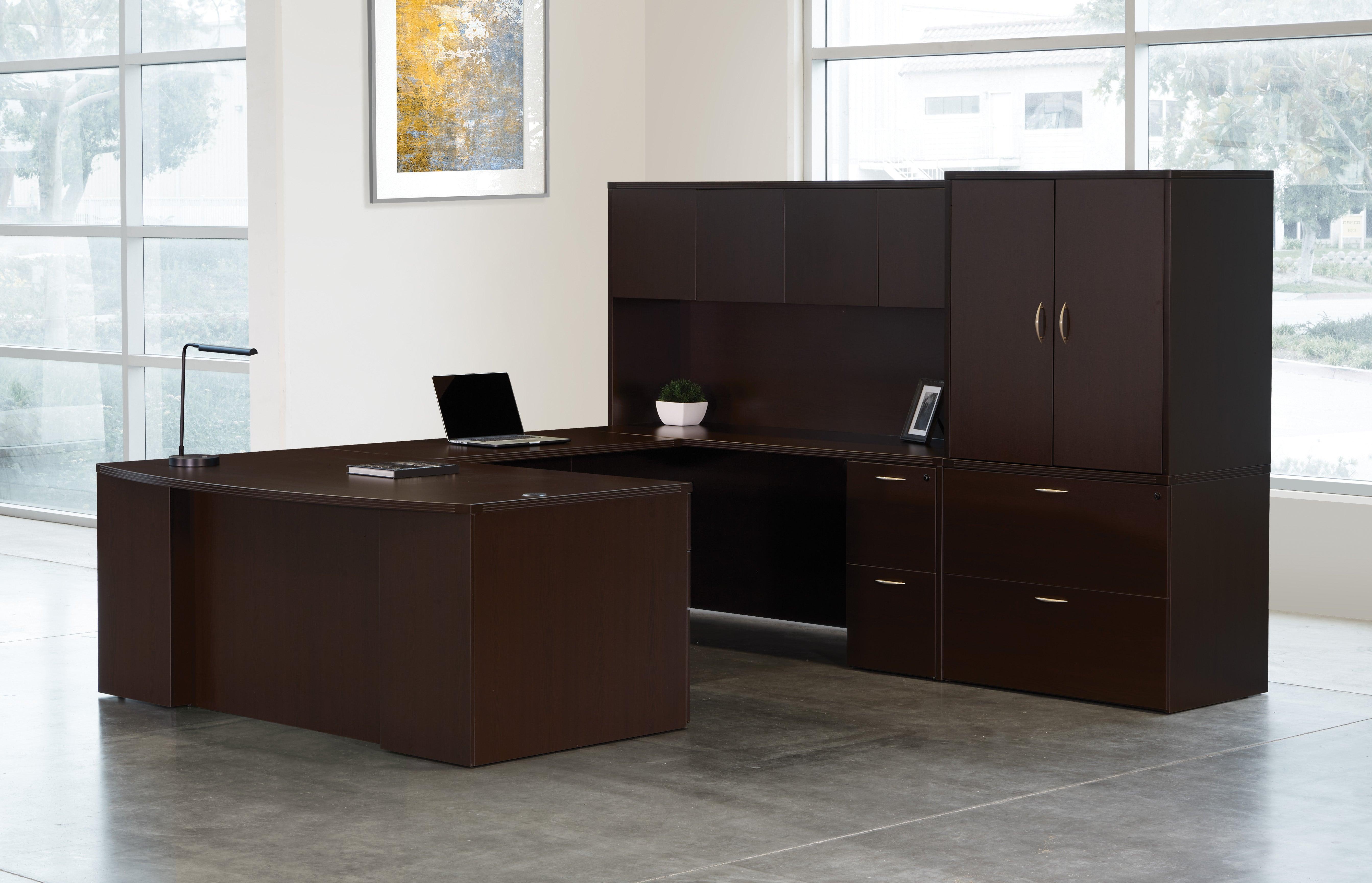 NAPTYP213 - Napa 'U' Shape Step-Front Office Suite by OSP