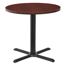 Load image into Gallery viewer, NAP32 - Napa Round Conference Table 2 Sizes, with Black Metal Base by Office Star
