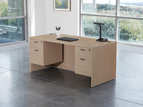 NAPTYP4 - Napa Economy Double Pedestal Desk, 30 x 60 by OSP