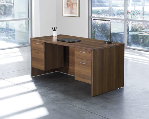 NAPTYP4 - Napa Economy Double Pedestal Desk, 30 x 60 by OSP