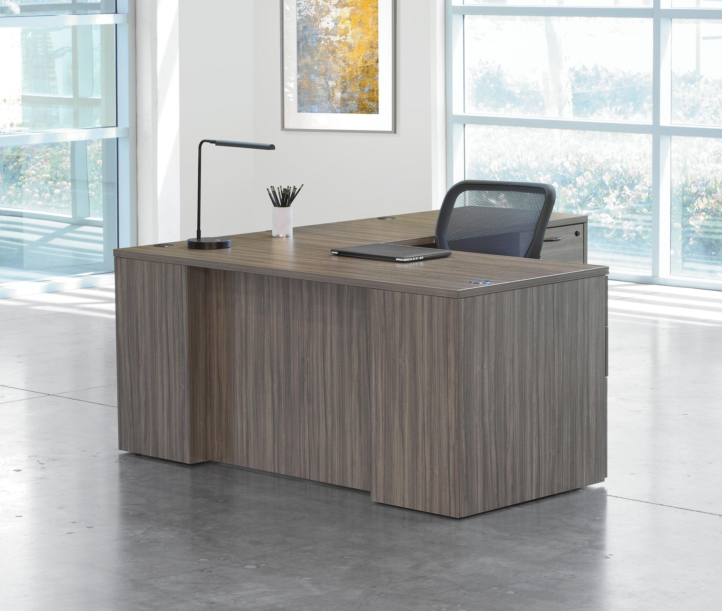 NAPTYP209 - Napa 'L' Shape Step-Front Desk by OSP