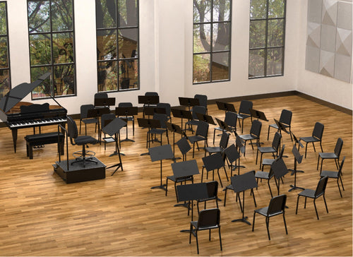82MS - NPS Height Adjustable Melody Music Stand