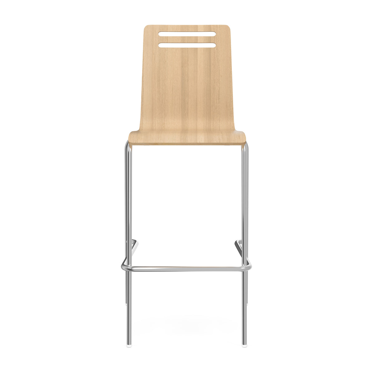 OSST7005 - OfficeSource Rowan Square Bentwood Bar Height Café Stool