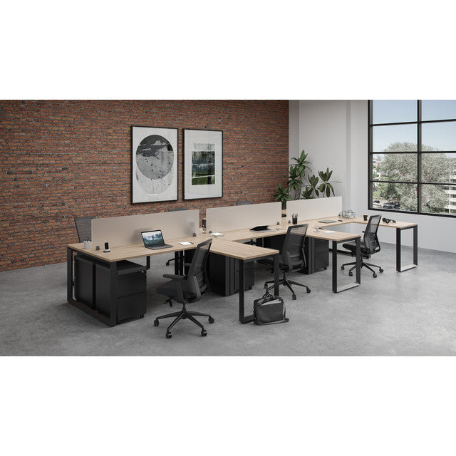 OSTYP178 - Variant 6-Person L Shaped Benching Workstation by Office Source