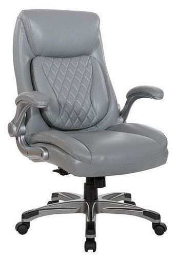 ECH75137 - Executive Bonded Leather Chair w/Padded Arms by Office Star