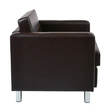 Load image into Gallery viewer, PAC51-V - Pacific Vinyl Arm Chair with Chrome Finish Legs by Office Star
