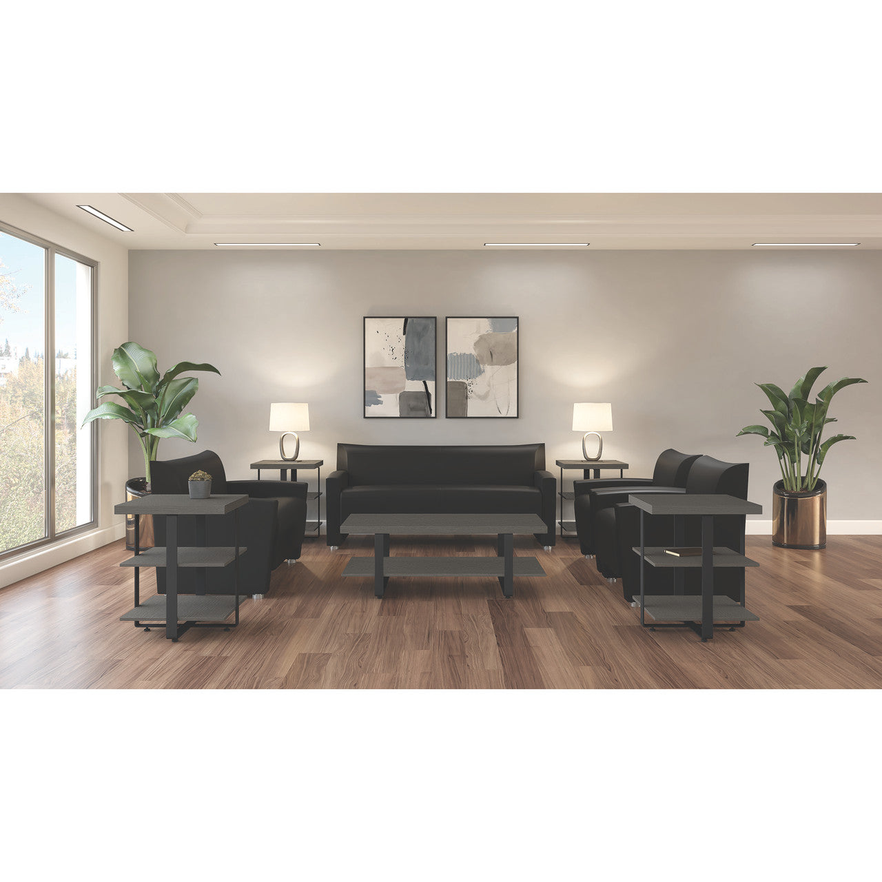 EVS500GG - OfficeSource Palisades End Table