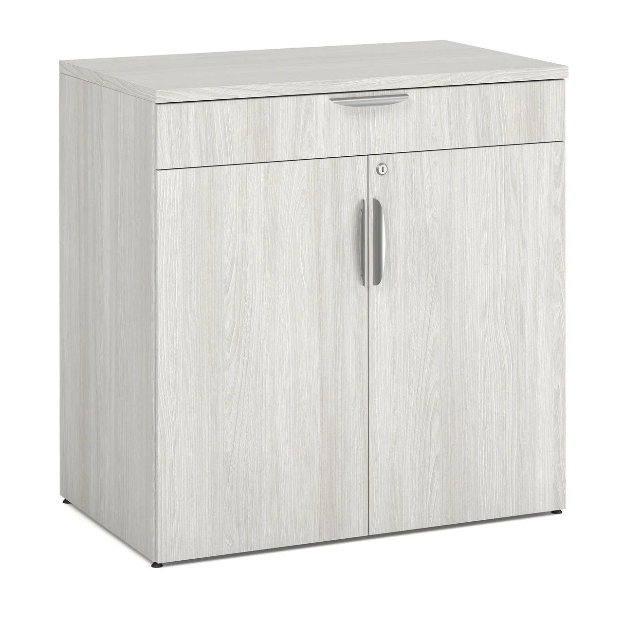 OS172 - OS Laminate 2 Door Storage Cabinet with Top Drawer by Office Source