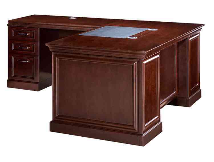 REG101LS - Regal Executive Traditional 'L' Shape Desk Set by Everforest