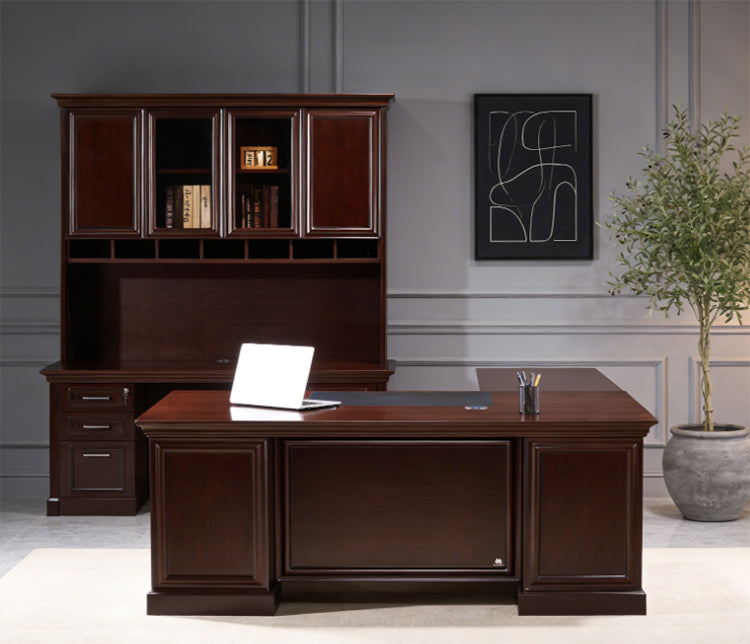 REG101LS - Regal Executive Traditional 'L' Shape Desk Set by Everforest