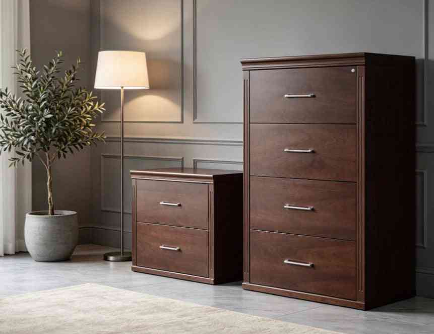 REG306 - Regal Traditional Executive Four Drawer Lateral File  by Everforest