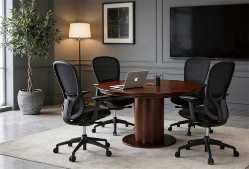 REG403 - Regal 4' Round Conference Table by Everforest