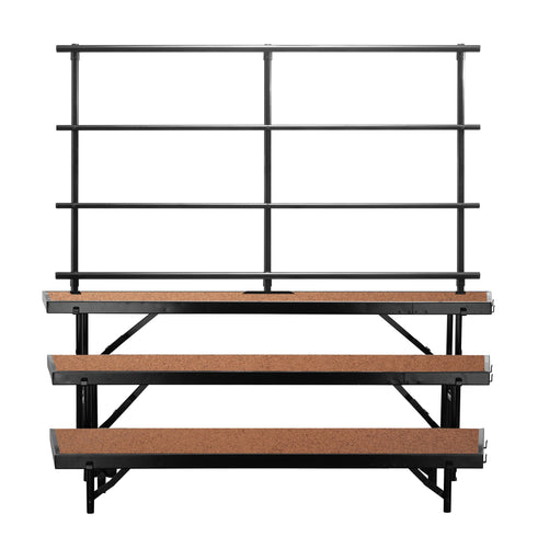 GRR-T - National Public Seating Back Guard Rail for Tapered Risers