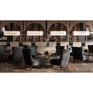 OSST7005 - OfficeSource Rowan Square Bentwood Bar Height Café Stool