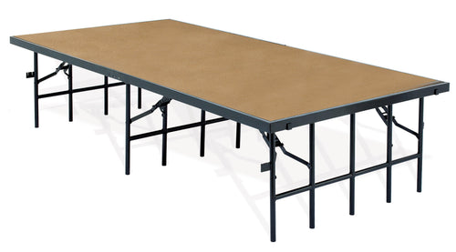 S368-HB - National Public Seating Portable Rectangular Hardboard Stage