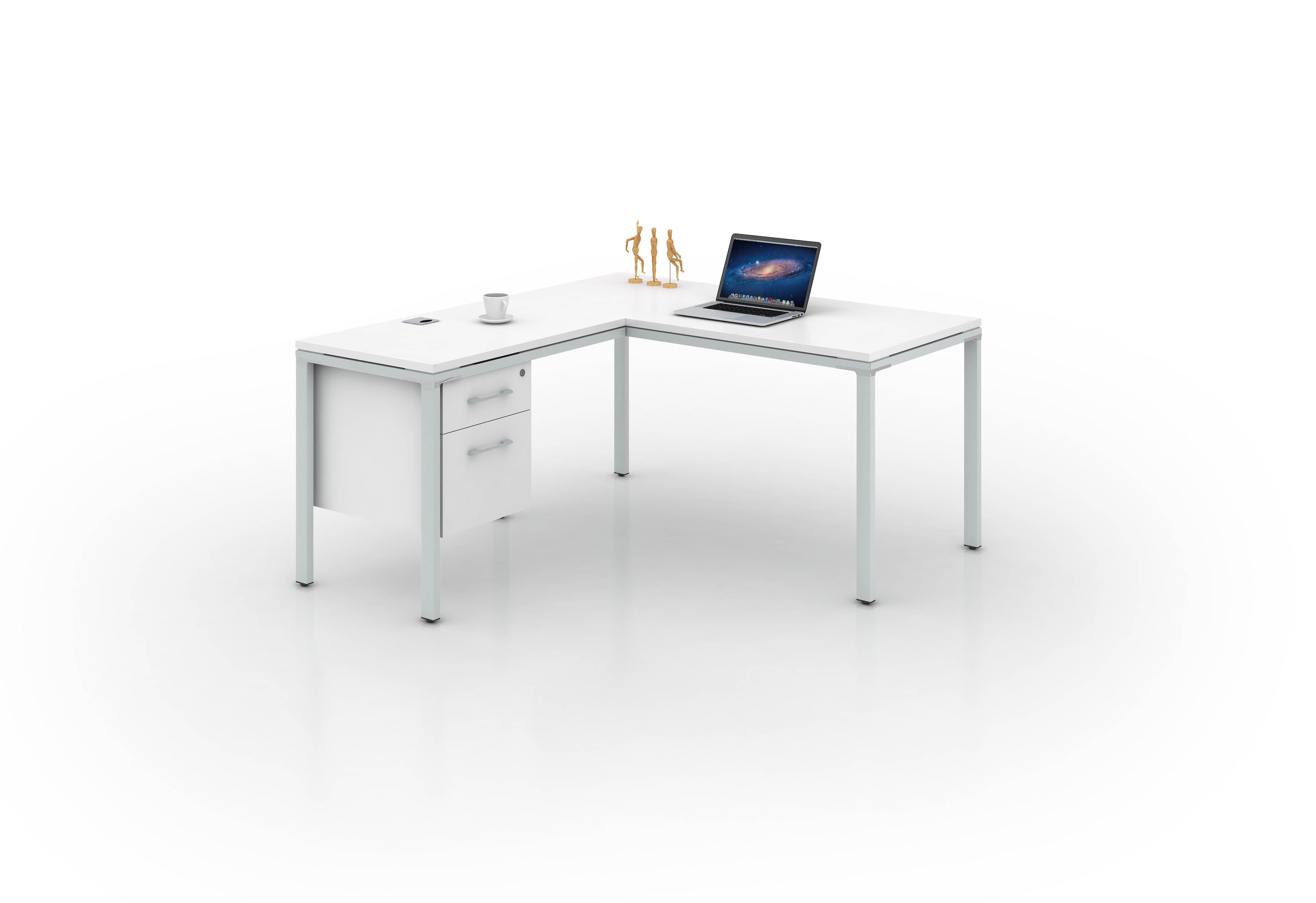 SGSD004 - Simple System 'L' Shape Desk