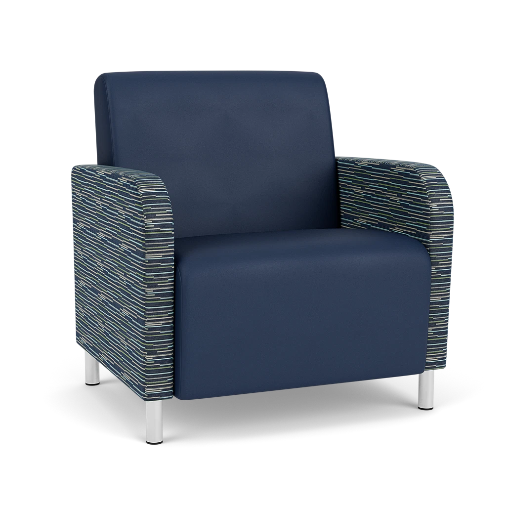 SN1201 - Siena Upholstered Oversized Lounge Reception Guest Chair by Lesro