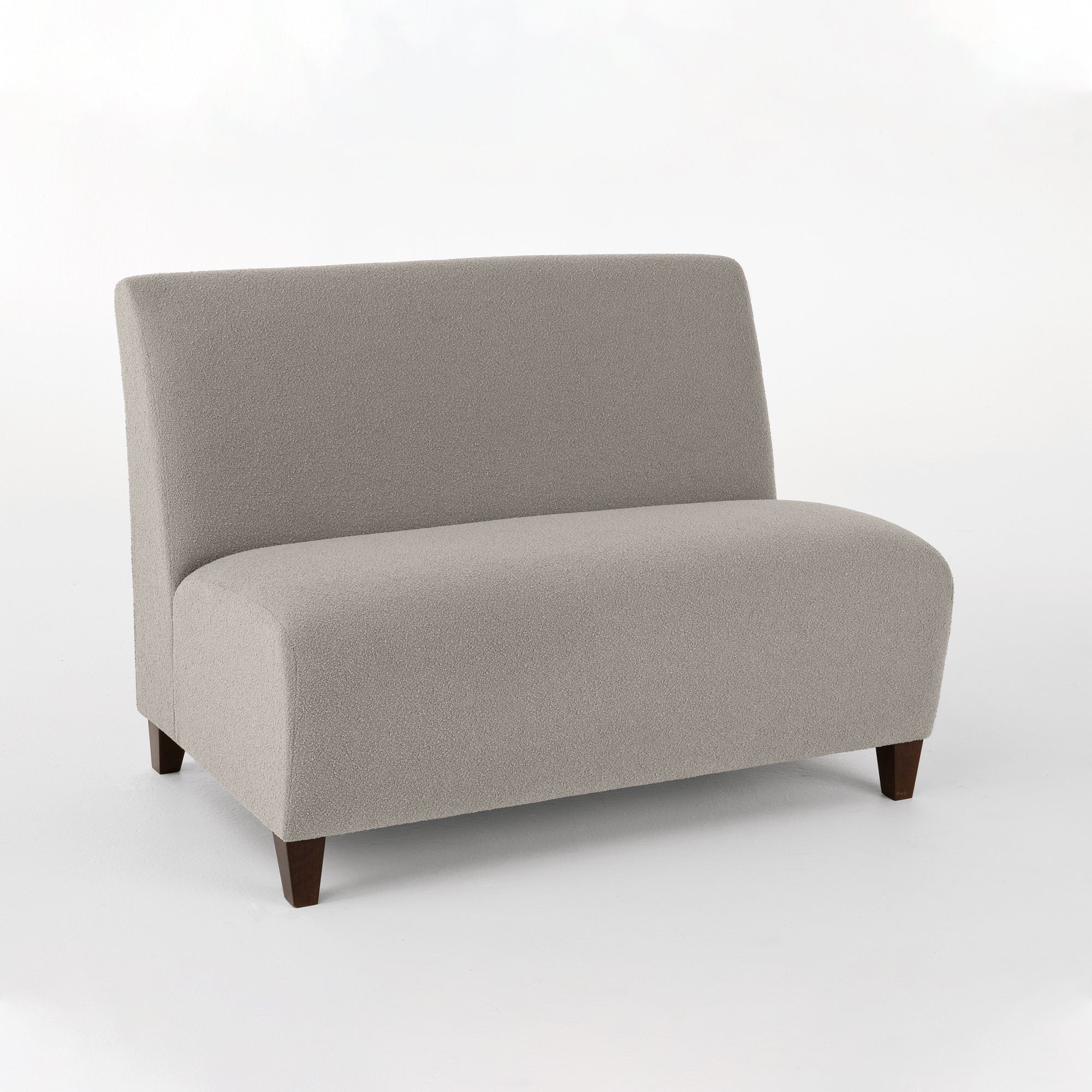 SN1502 - Siena Upholstered Armless Reception Lounge Loveseat by Lesro