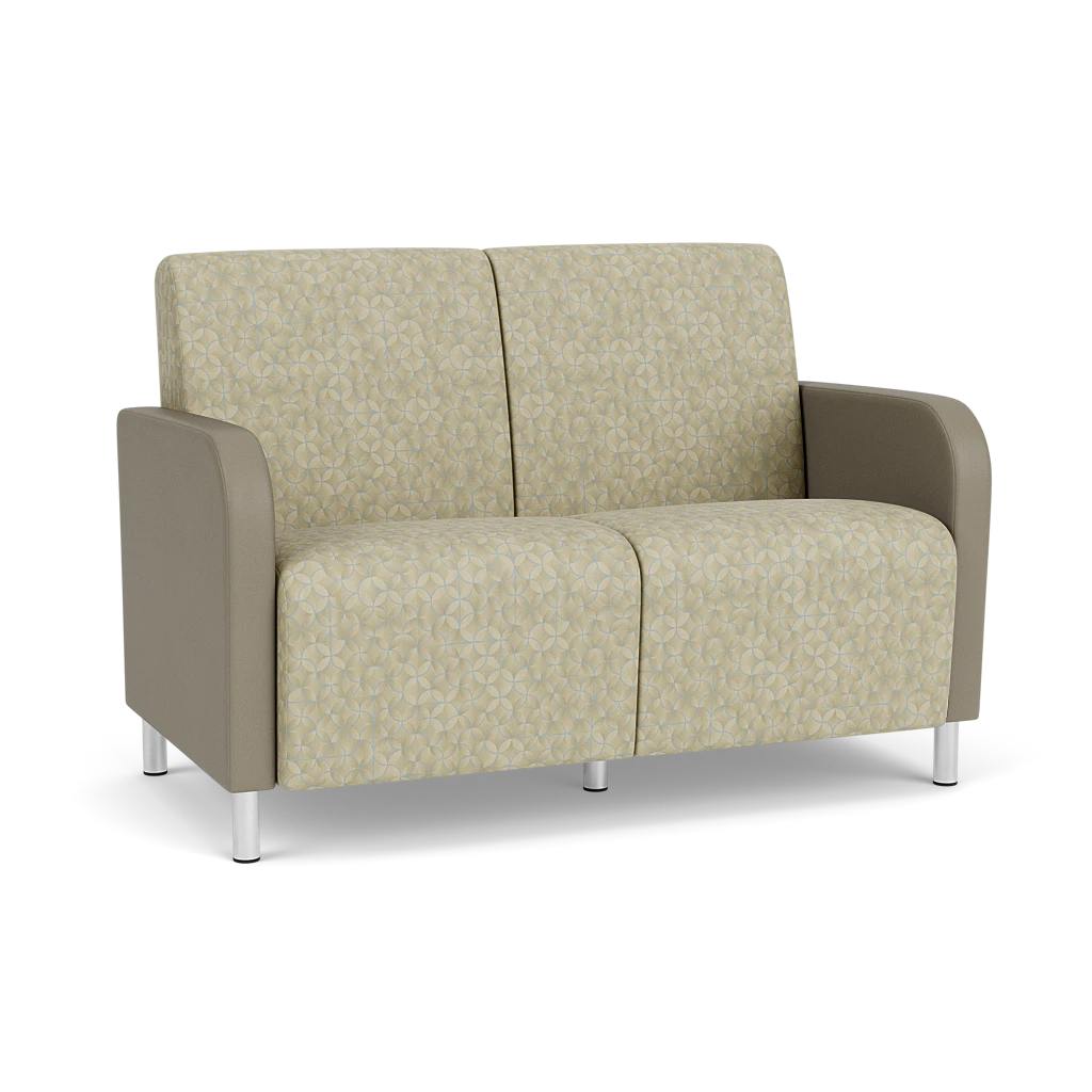 SN2101 - Siena Upholstered Reception Lounge 2 Seat Sofa by Lesro