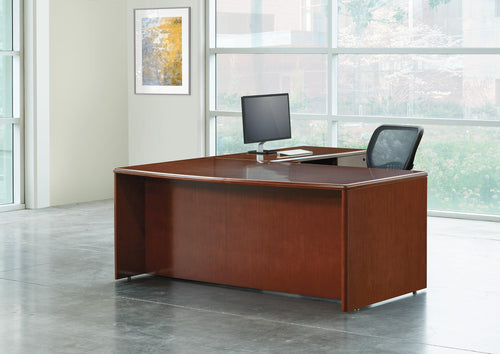 SON-TYP8 - Sonoma L Shape Bow Front Desk by Office Star