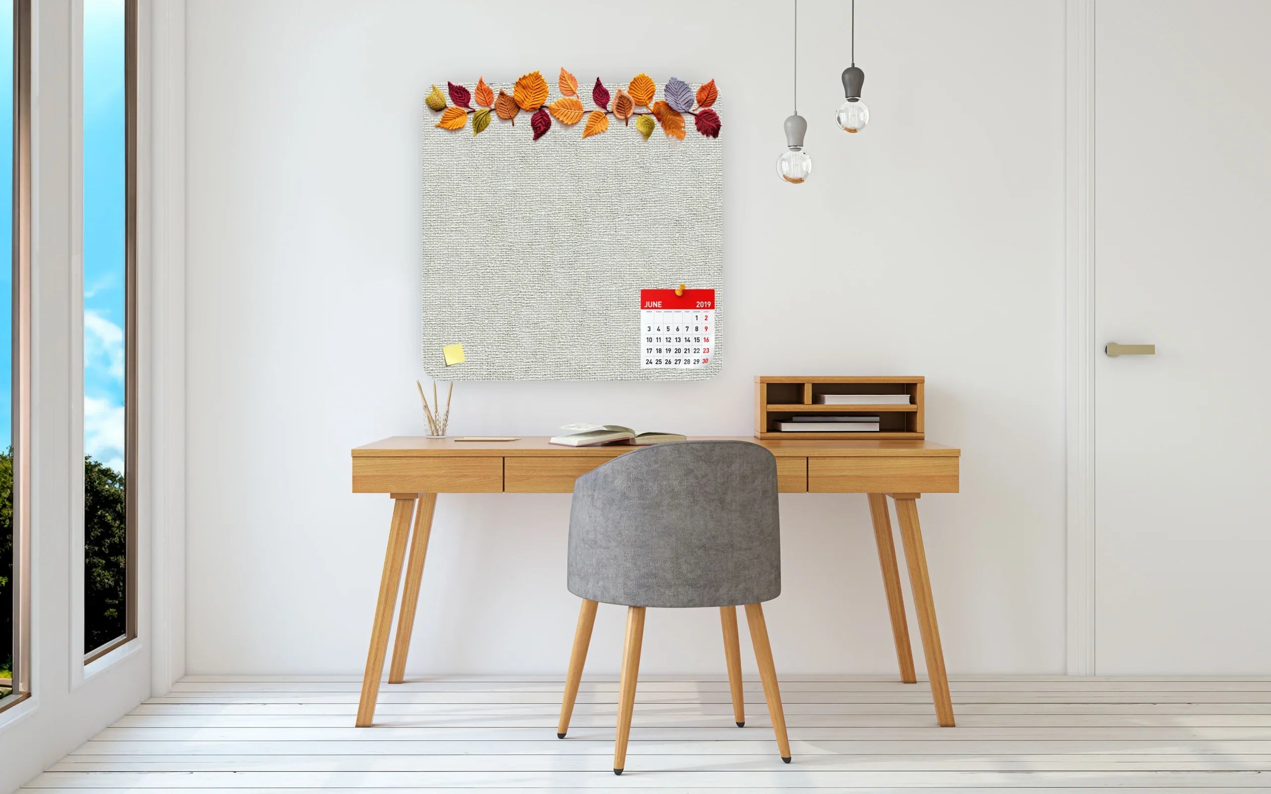 SV1824 - Frameless Square Burlap Weave Vinyl Bulletin Boards 5 Sizes by Aarco