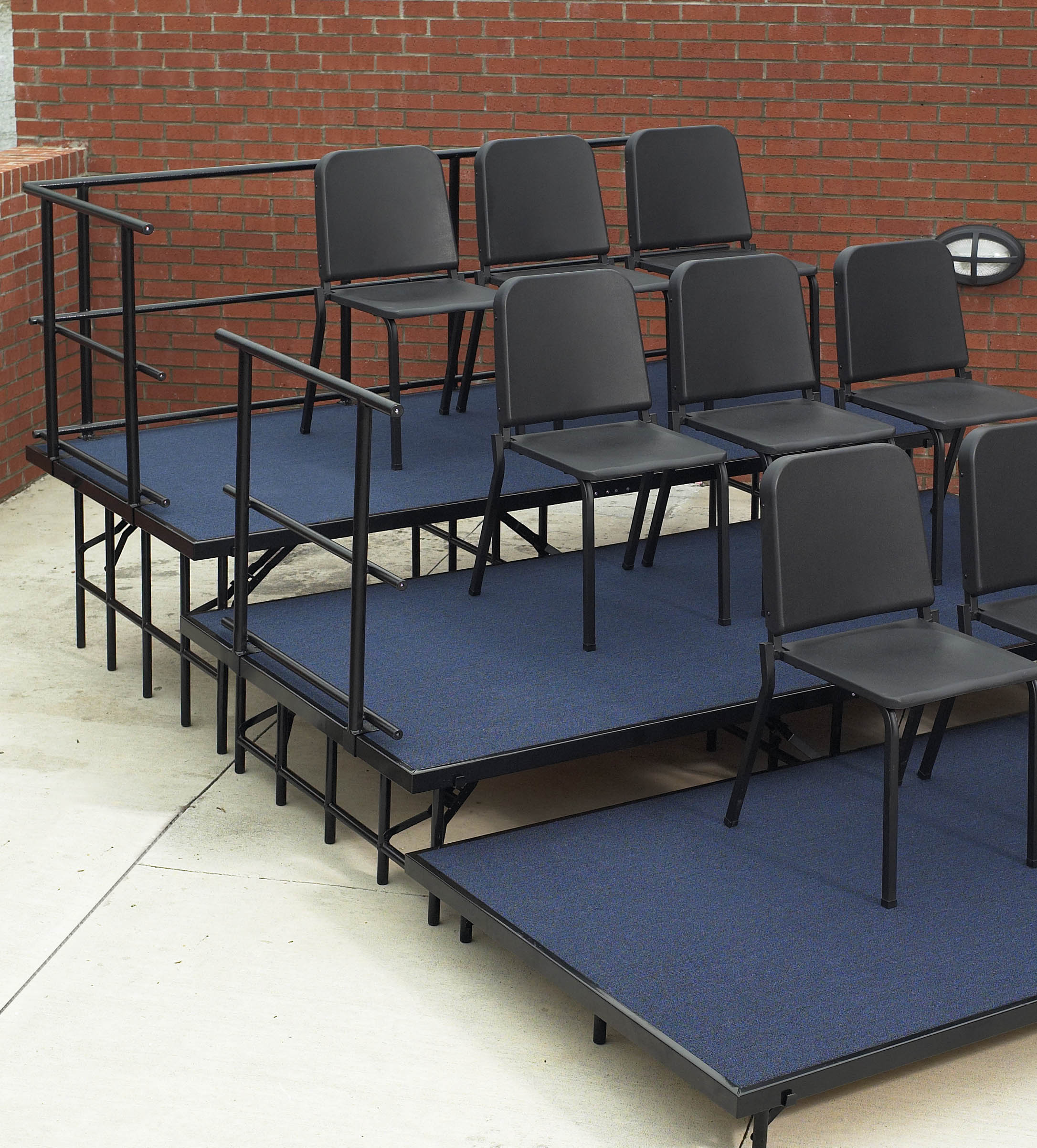 8210 - NPS 4 pack Melody Music Stack Chair