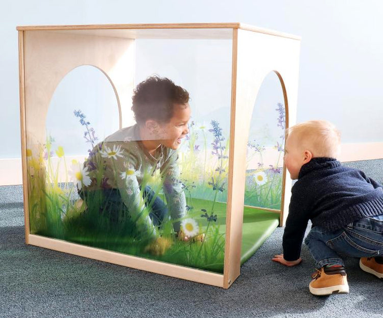 WB2452 - Nature View Play House Cube with Mat by Whitney Bros