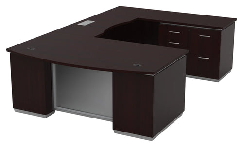 TUX-TYP53 - Tuxedo  'U' Shape Multi File Office Desk by OSP