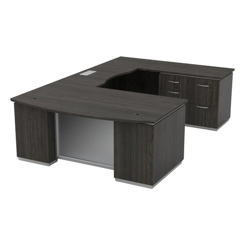 TUX-TYP53 - Tuxedo  'U' Shape Multi File Office Desk by OSP