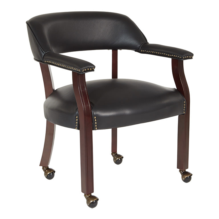 TV231 - Traditional Guest Chair with Casters by Office Star