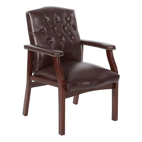 TV233 - Office Star Traditional Visitors Chair with Padded Arms