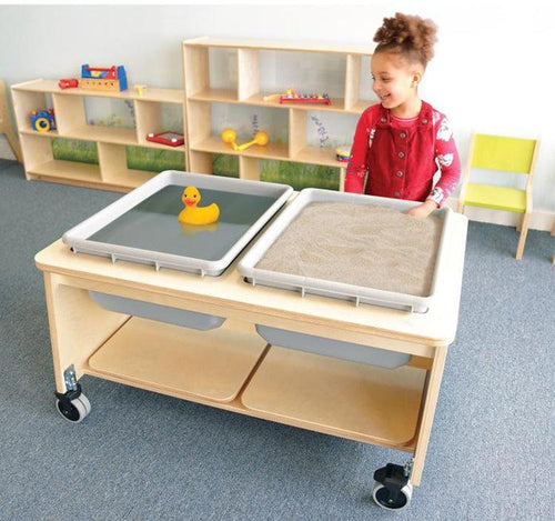 CH4049	Whitney Plus Two Tub Sand And Water Table by Whitney