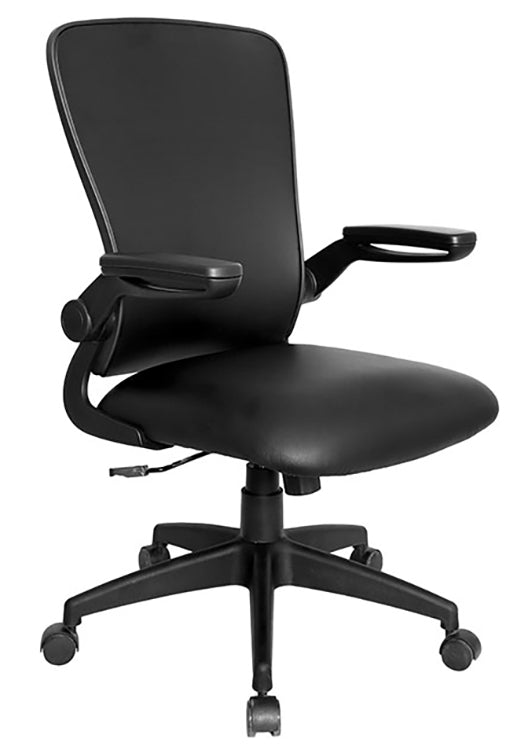 B6366AM - Antimicrobial Vinyl Flip Arm Task Chair by Boss