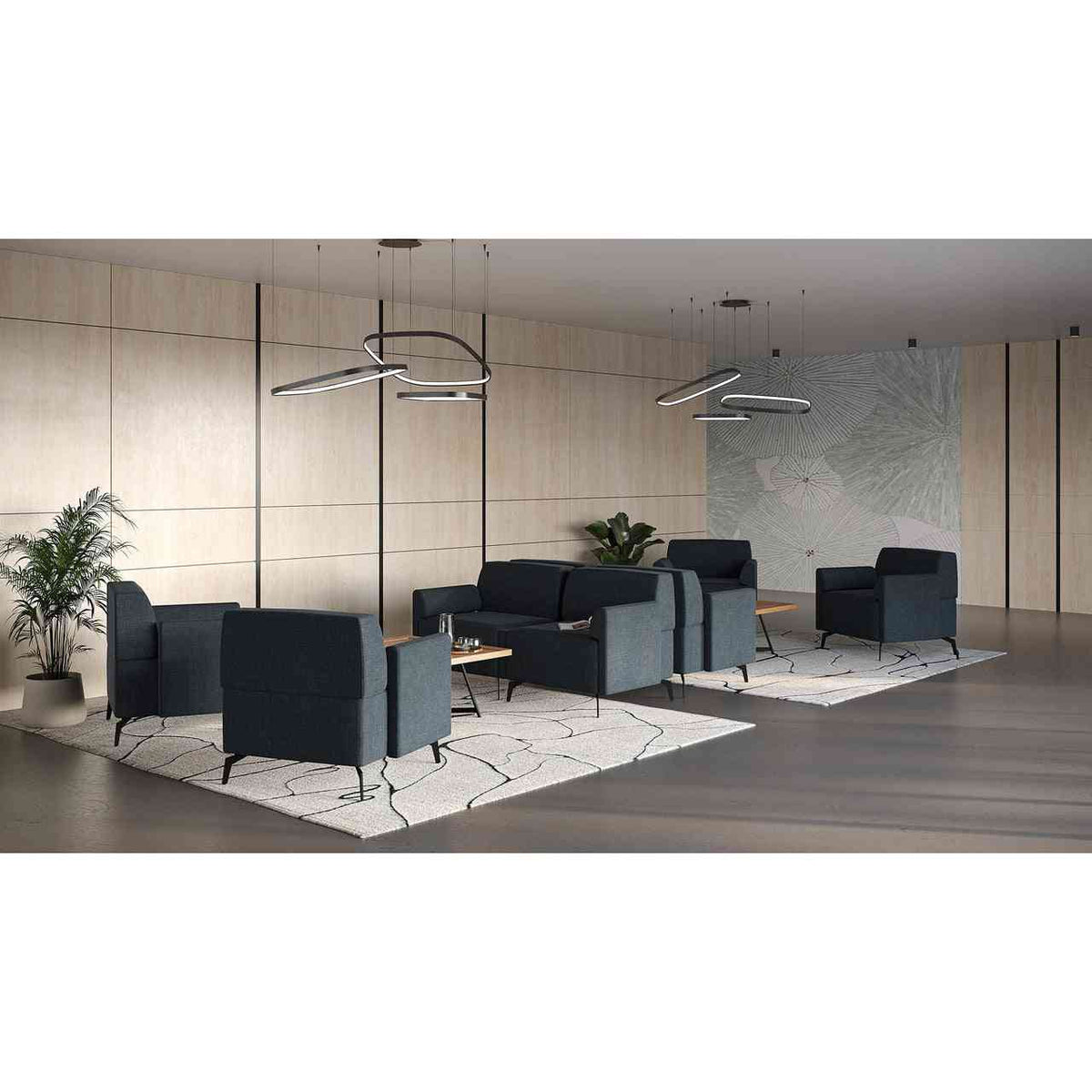 OfficeSource Saxon Club Chair with Tall Arms | OSTYP360
