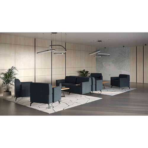 OSTYP360 - OfficeSource Saxon Club Chair with Tall Arms