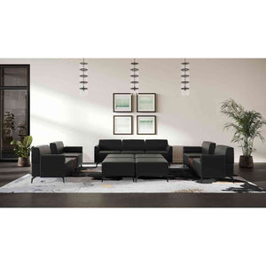 OfficeSource Saxon 4-Seat Modular Lounge Reception Bench