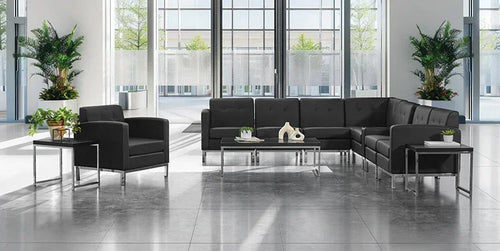 WST51A - Wall Street Arm Chair with Chrome Base