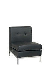 WST51N - Wall Street Modular Armless Chair Section by Office Star