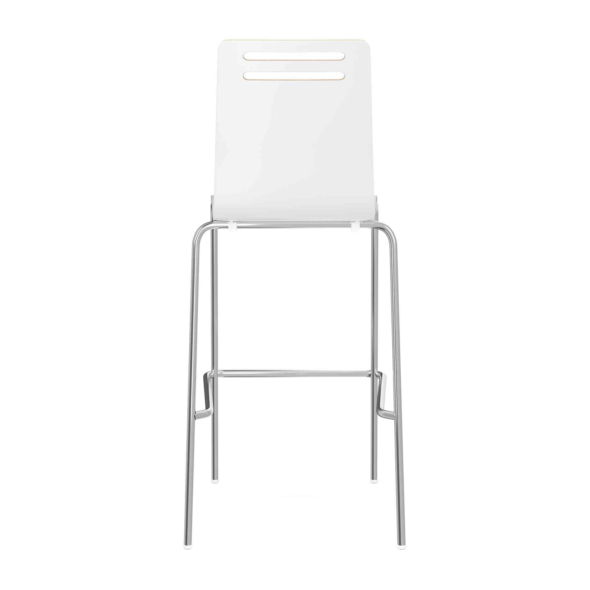 OSST7005 - OfficeSource Rowan Square Bentwood Bar Height Café Stool